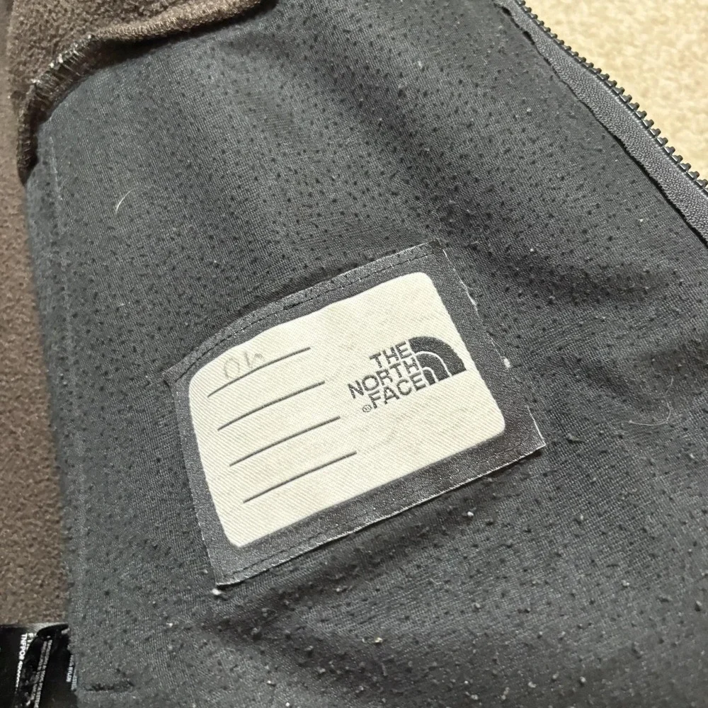 The North Face Denali Jacket Boys Large 14/16 Brown Fleece Full Zip Polartec